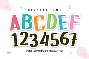 Formal Children - Kids Display Font, a Handwritten Font by KiddoGlyphs Studio (Thumbnail 2 of 3)