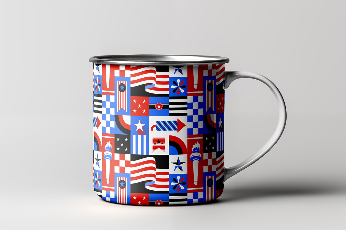 United States of America Pattern, a Pattern Graphic by Neermana (Photo 3 of 5)