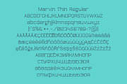 Marvin Thin, a Slab Serif Font by NREY (Thumbnail 4 of 7)