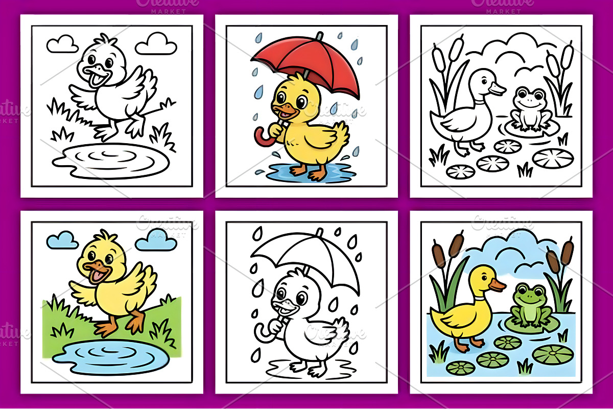Bold and Easy Ducky Day, an Animal Illustration by Ink Gallery (Photo 3 of 5)
