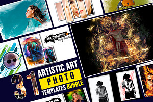 31 Fantastic Art Photoshop Template