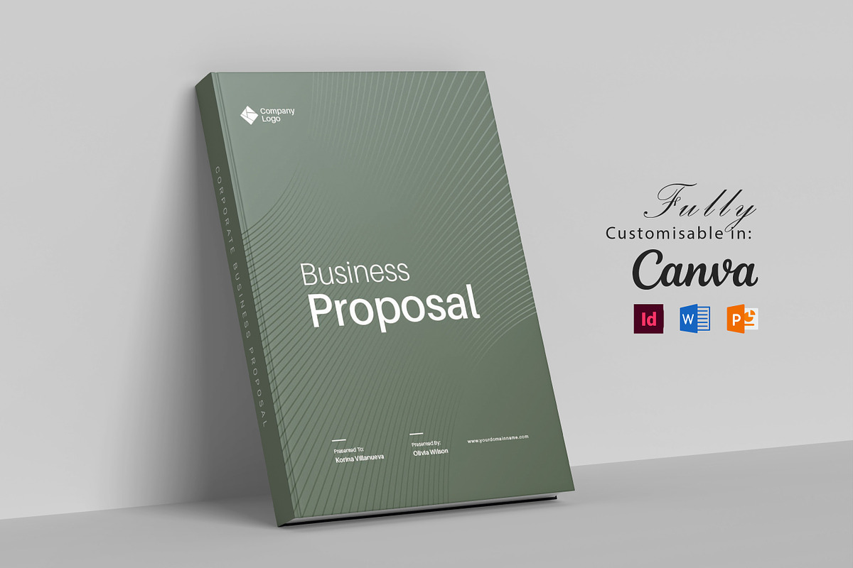 Business Proposal Template, Brochure, a Brochure Template by Niofix (Photo 1 of 6)