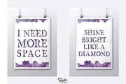 The Starry Night watercolor alphabet, a Texture Illustration by Soir Creative (Thumbnail 3 of 6)