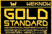 Gold Standard font