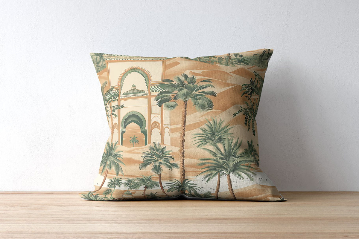 10 Ahmed's Tranquil Palms Patterns, a Pattern Graphic by Inknfolly (Photo 6 of 6)