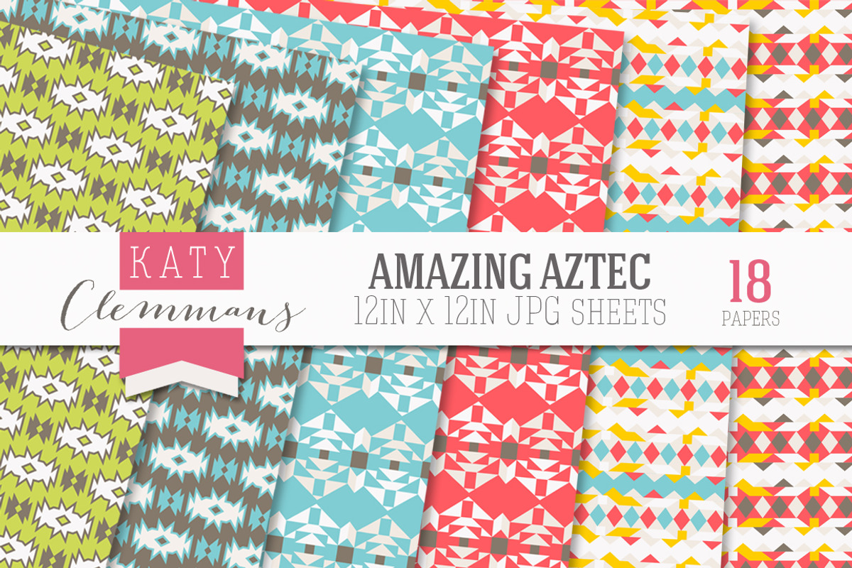 Amazing Aztec paper pack preview 5
