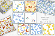 Butterflies. Watercolor collection., an Animal Illustration by maritime_m (Thumbnail 3 of 4)