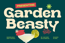 Garden Beasty Modern Bold Serif