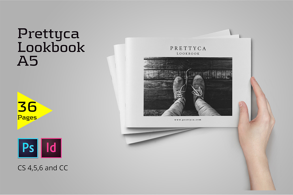 Prettyca Lookbook, a Brochure Template by Firtana (Photo 1 of 14)