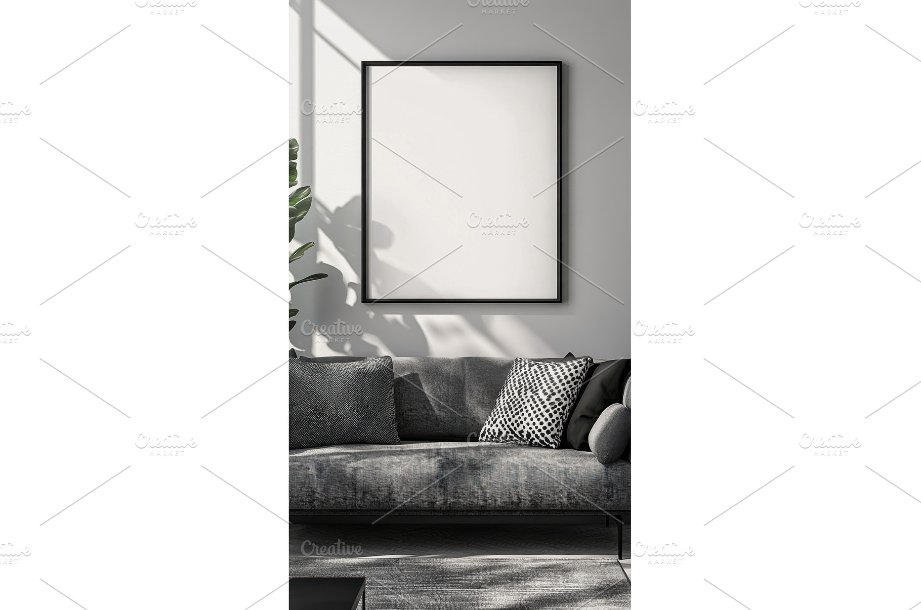 Chic living room with wall art, an Arts & Entertainment Photo by Beautiful things