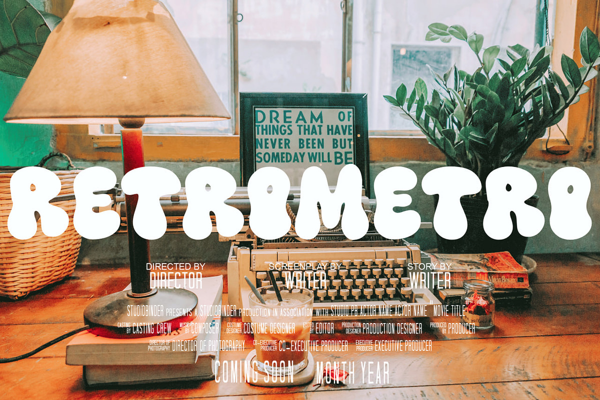 Meltipop Retro, a Sans Serif Font by Dm Studio (Photo 8 of 10)