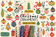 Christmas ornaments collection, a Seasonal Illustration by NataKa (Thumbnail 1 of 10)