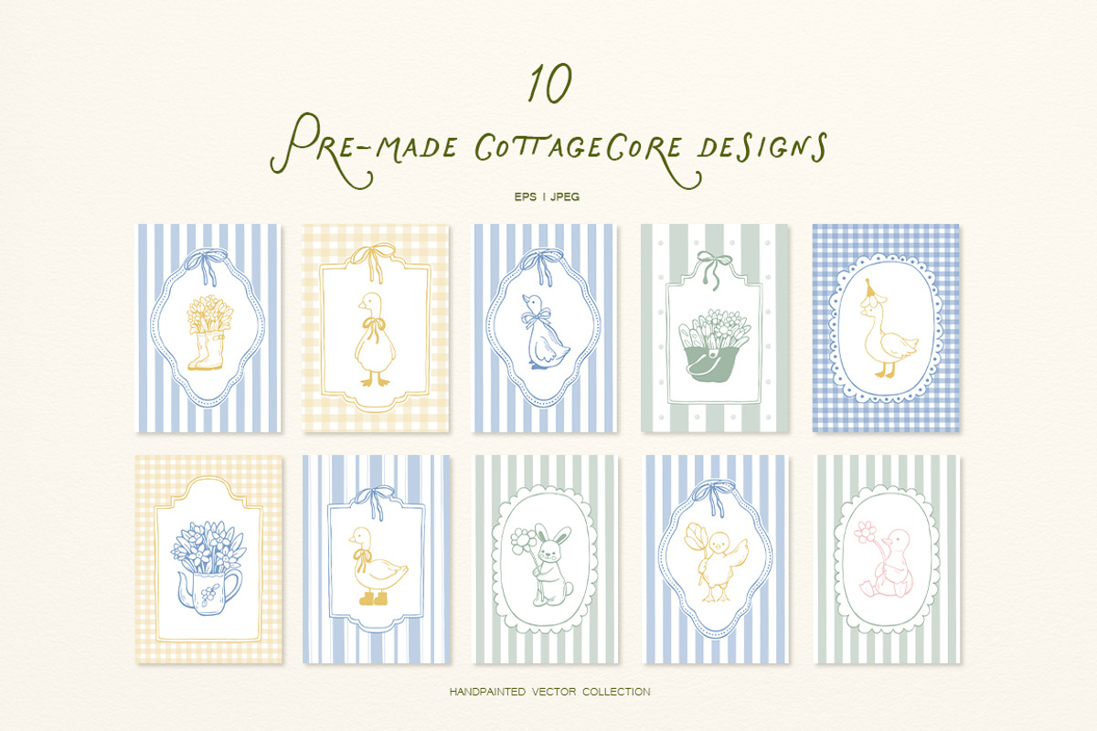 Whimsical Set Cozy Spring, a Seasonal Illustration by ViktoriyaD (Photo 21 of 22)
