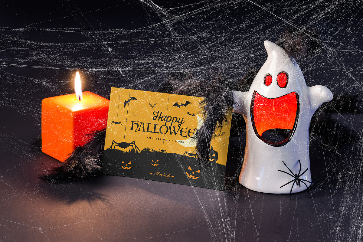 Halloween Card Mock-up, a Household Mockup by Yogurt86 (Photo 8 of 13)