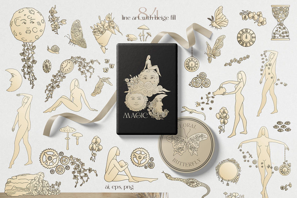 Rusty Fantasy. Line art & collage, an Object Graphic by AnMark (Photo 6 of 10)