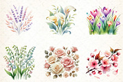 Spring Jasmine Flower Clipart, an Illustration by DreamCafeArt (Thumbnail 2 of 5)