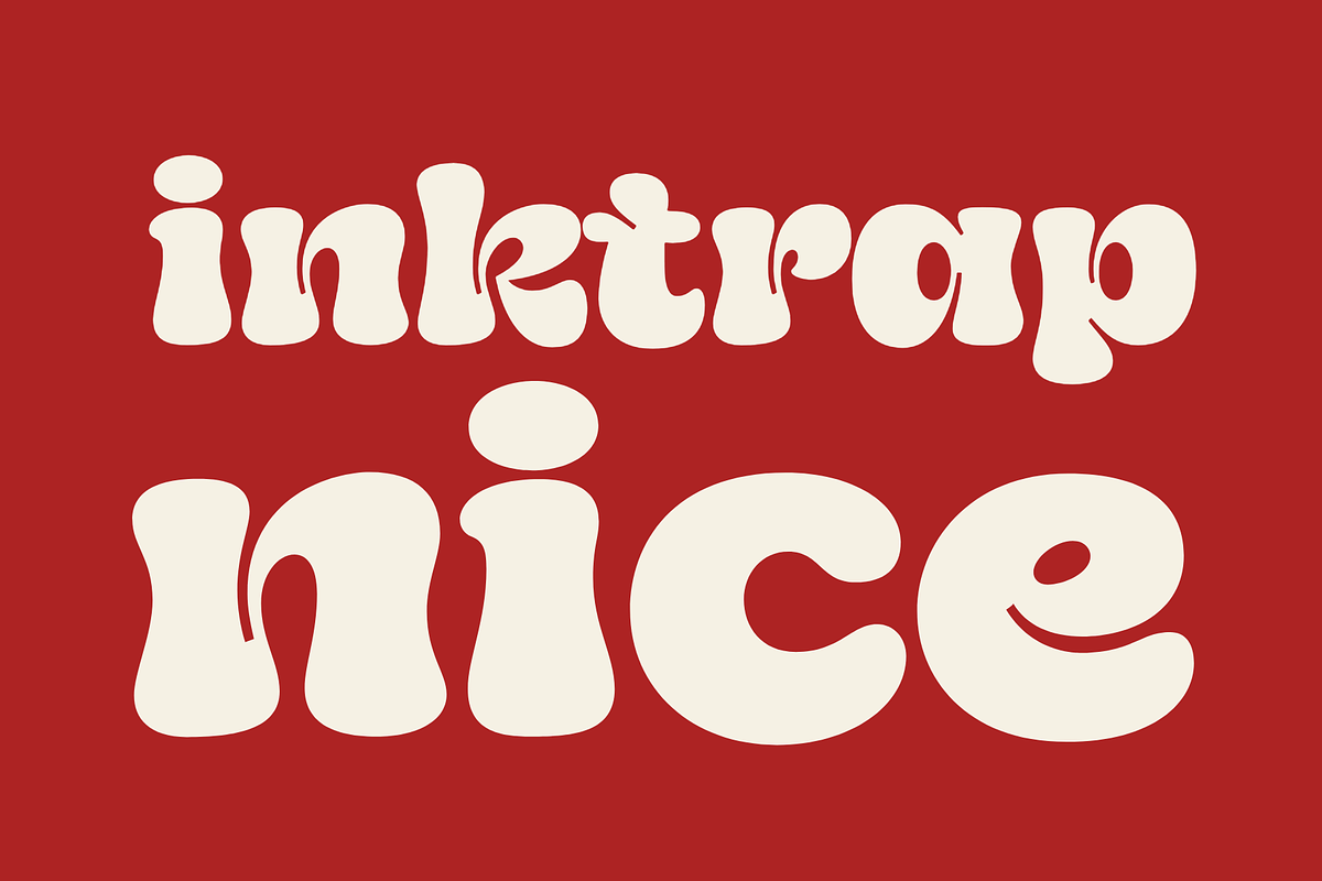 Zicho - A Groovy Inktrap Font, a Font by Ainun Jinan (Photo 7 of 10)