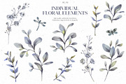 Floral wedding cards set, an Invitation Template by Anastasia Koba (Thumbnail 8 of 8)