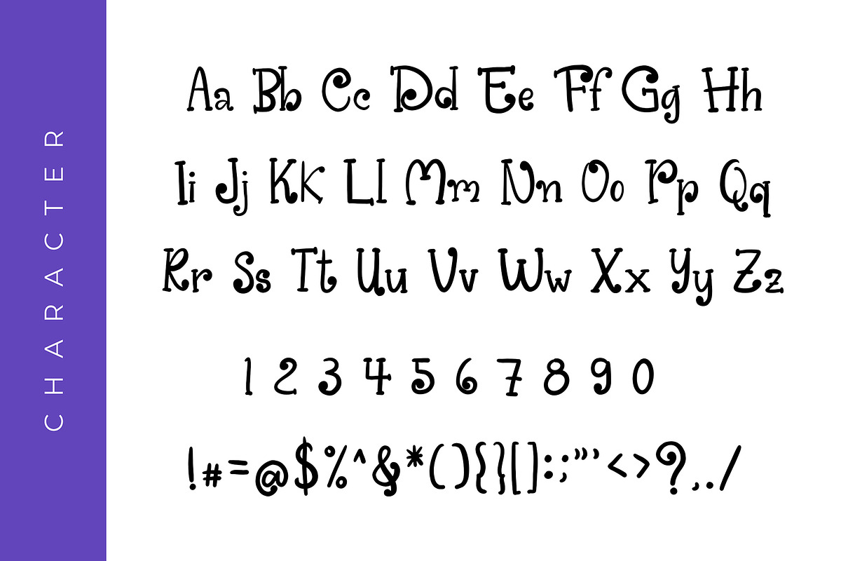 Close Eyes Playful Display Font preview 6