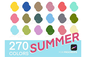 270 Procreate Summer Color Palette