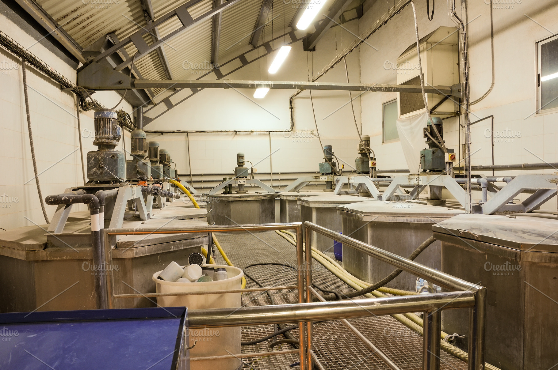 Industrial Mixing Tanks for Ceramic Production, an Industrial Photo by Davizro's Market
