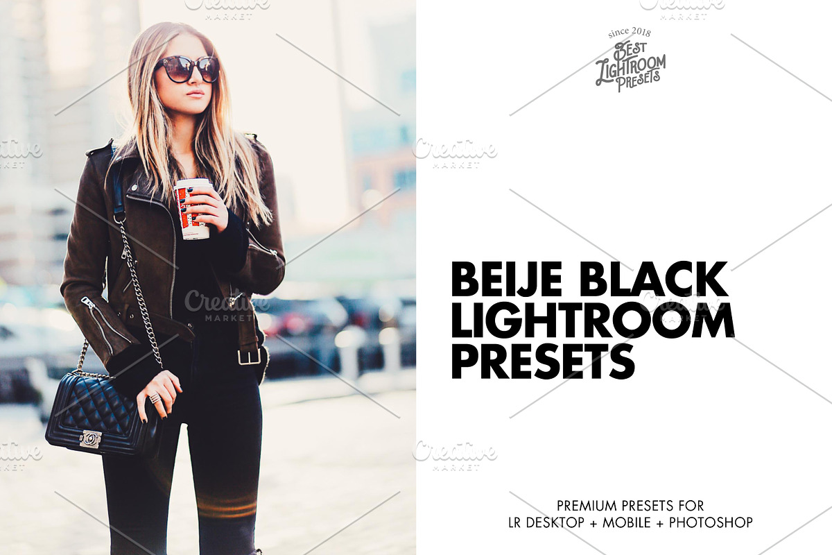Lightroom Presets Beije Black