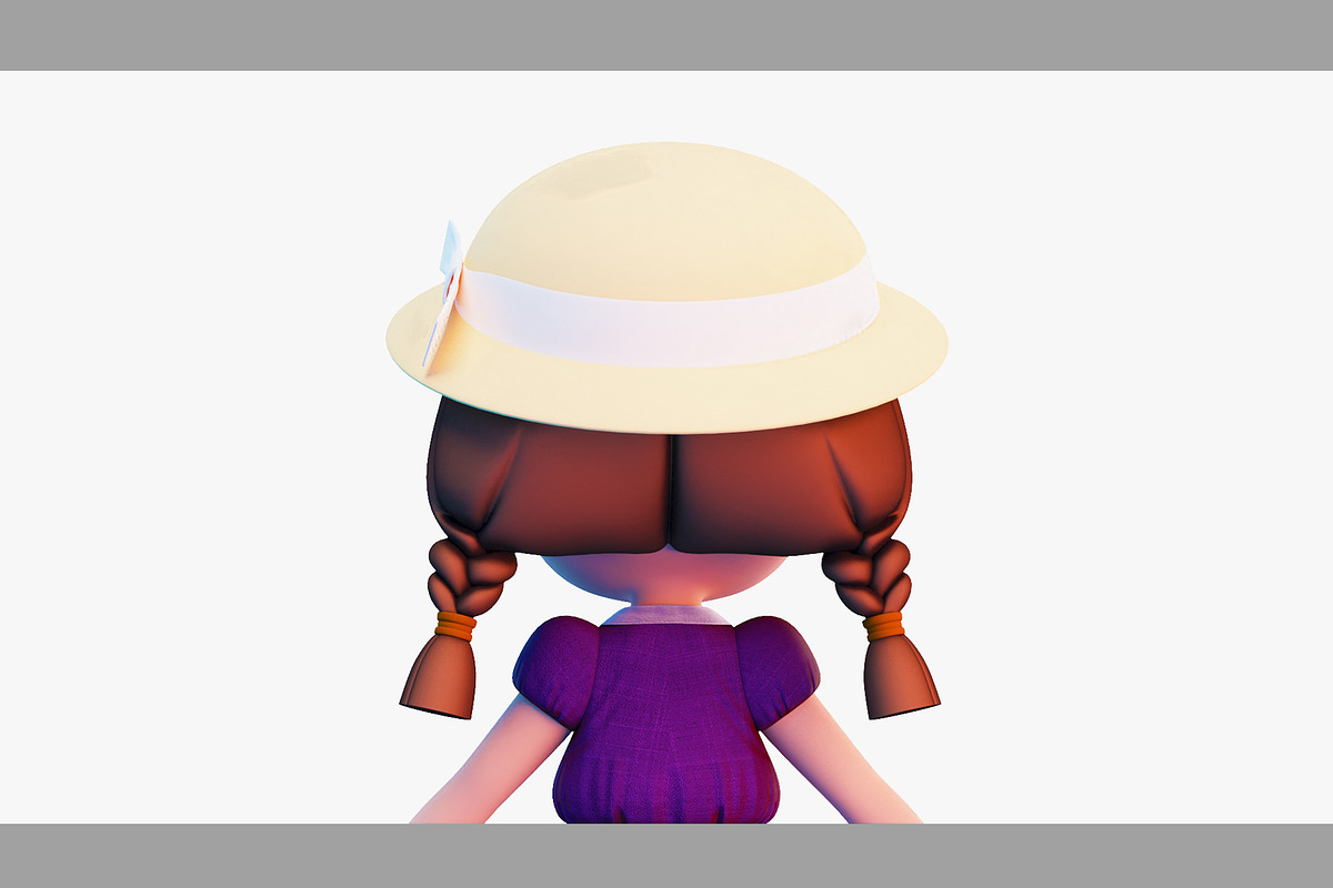 3d Cartoon Girl SG3FC, a Characters & Person 3D Model by LomellRueca (Photo 6 of 27)