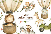 Safari Adventures, an Animal Illustration by Flora+Bear (Thumbnail 1 of 11)