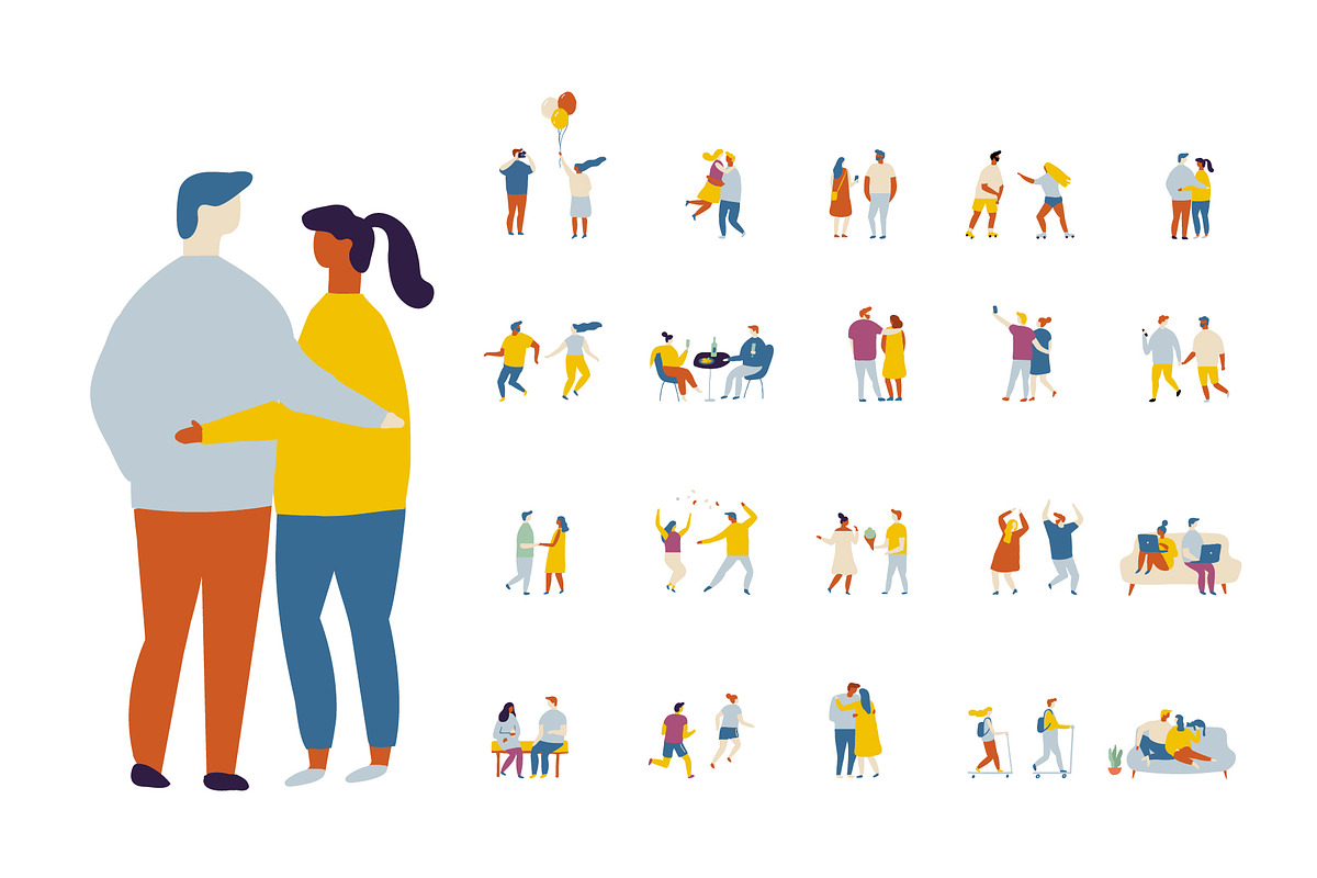 400+ Set of flat vector people, a Person Illustration by Vector_Art (Photo 7 of 24)