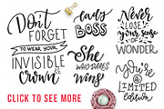 Girl power - lettering set, a Social Media Template by Beauty Drops (Thumbnail 7 of 9)