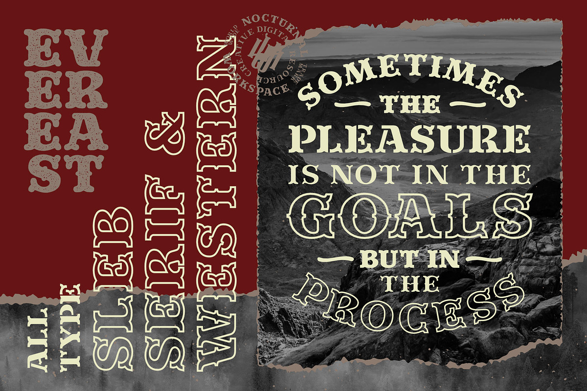 Evereast Font Family, a Slab Serif Font by Nocturnal Workspace (Photo 8 of 14)