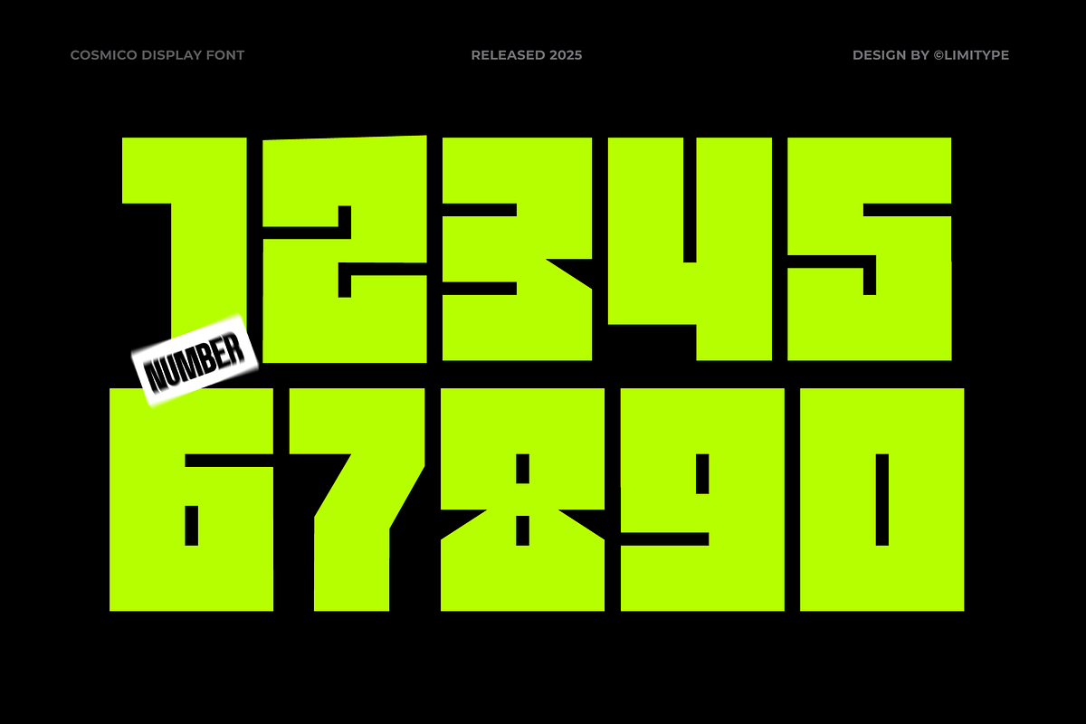 Cosmico - Bold Font, a Sans Serif Font by limitype (Photo 5 of 10)
