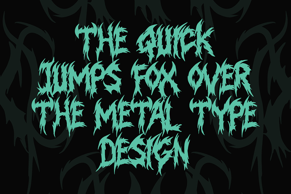 Xhorven - Death Metal Typeface, a Blackletter Font by Eltypesstudio (Photo 4 of 12)