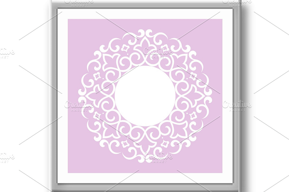 Decorative frame Elegant vector, a Decorative Illustration by RODINA (Photo 3 of 3)