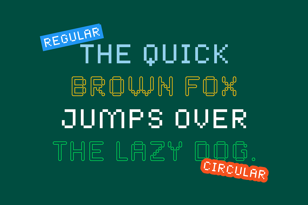 Pixora - Versatile Pixel Typeface, a Sans Serif Font by alpercakici (Photo 2 of 10)