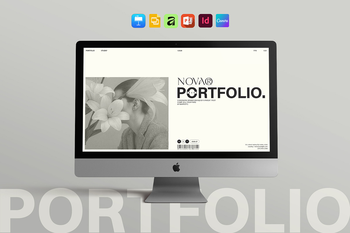 Portfolio Presentation Template, a Presentation Template by Laycraft Studio (Photo 2 of 9)