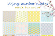Handcrafted Vintage Patterns, a Pattern Graphic by Sinziana Romanescu (Thumbnail 3 of 4)