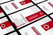 Red & White Business Card CM029, a Business Card Template by annozio (Thumbnail 4 of 4)