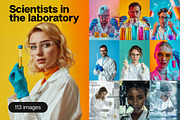 113 Scientists in the laboratory, a Health & Medical Photo by Handmadefont (Thumbnail 1 of 20)
