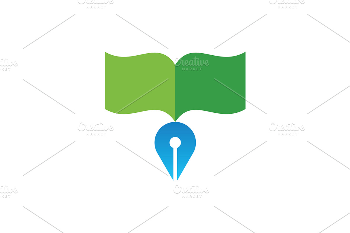 20 Logo Books Template Bundle, a Branding & Logo Template by Acongraphic (Photo 10 of 21)