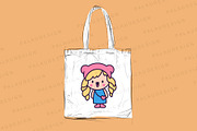 Cute Kawaii Chibi Girls Characters, a Person Illustration by Palau (Thumbnail 7 of 12)