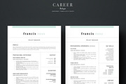 Modern Resume & CoverLetter Template, a Resume Template by careerboutique (Thumbnail 5 of 6)