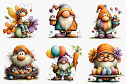 Easter Gnome Clipart, an Illustration by CreationArt (Thumbnail 2 of 6)
