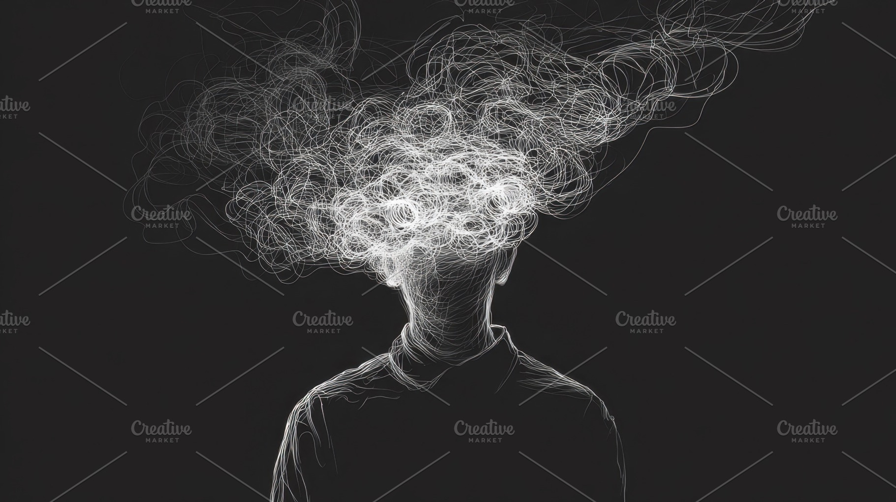 Thoughts escape from the mind, a Photo by Beautiful things