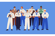 Marine team, ship's crew set, a Person Illustration by Good Studio (Thumbnail 5 of 5)