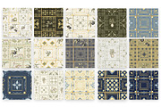 Watercolor Tiles Pattern Collection, a Pattern Graphic by MayaNavits (Thumbnail 7 of 13)