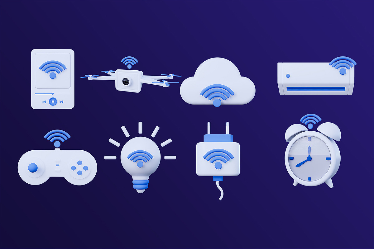 Smart Tech 3D Icon Pack #1, an Object 3D Model by deviapuspitasari2 (Photo 2 of 2)