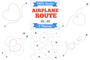 Dotted Airplanes Routes