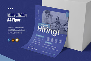 Blue Hiring Flyer