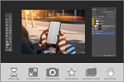 Smartphone Mockup on City Street PSD, an iPhone Mockup by Bruno's Shop (Thumbnail 3 of 4)